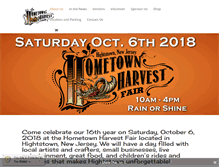 Tablet Screenshot of hightstownfair.org